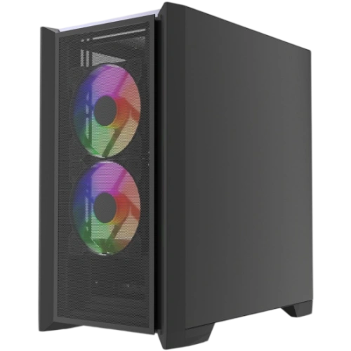 Компьютерный корпус Powercase ALISIO Micro Z3B ARGB V2 ARGB Black (CAMZB-A3-V2)