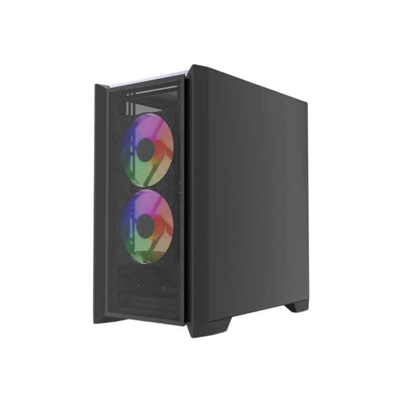 Компьютерный корпус Powercase ALISIO Micro Z3B ARGB V2 ARGB Black (CAMZB-A3-V2)