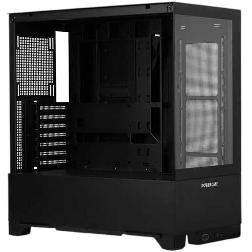 Компьютерный корпус Powercase VISION Black V2 TG Black (CVBAV2-L0)
