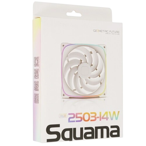 Вентилятор для корпуса Geometric Future Squama 2503W-14 Single Pack ARGB White (1F2503W114000) комплект крепежа