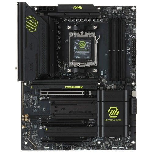 Материнская плата MSI MAG X870 TOMAHAWK WIFI 2 x кабель SATA, документация, комплект наклеек, крепеж для разъема M.2, флешка с ПО