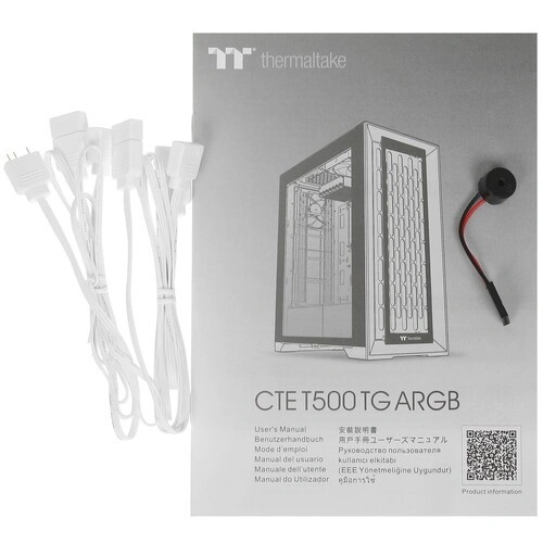 Компьютерный корпус Thermaltake CTE T500 TG ARGB Snow (CA-1X8-00F6WN-01)