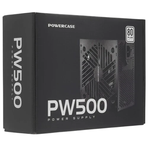 Блок питания Powercase 500W PW500 Black (PS-500W-DC)