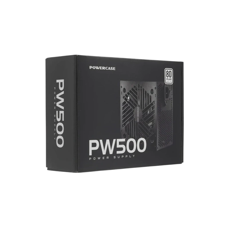 Блок питания Powercase 500W PW500 Black (PS-500W-DC)