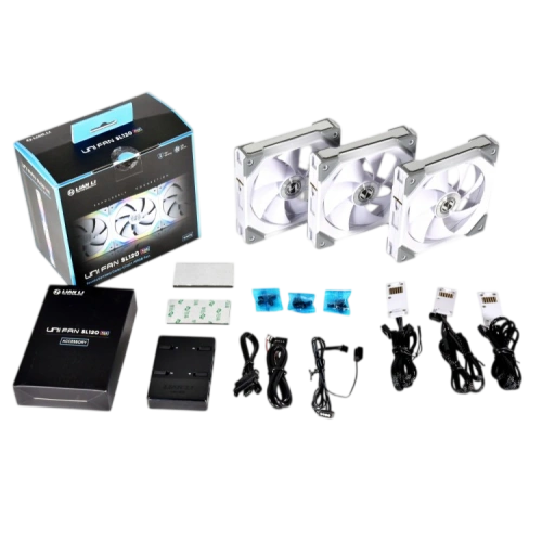 Комплект вентиляторов для корпуса Lian Li UNI FAN SL120 ARGB White (G99.12UF3W.R0)