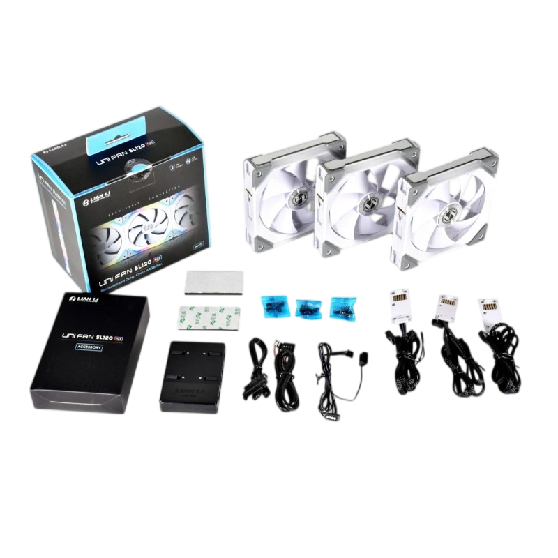 Комплект вентиляторов для корпуса Lian Li UNI FAN SL120 ARGB White (G99.12UF3W.R0)