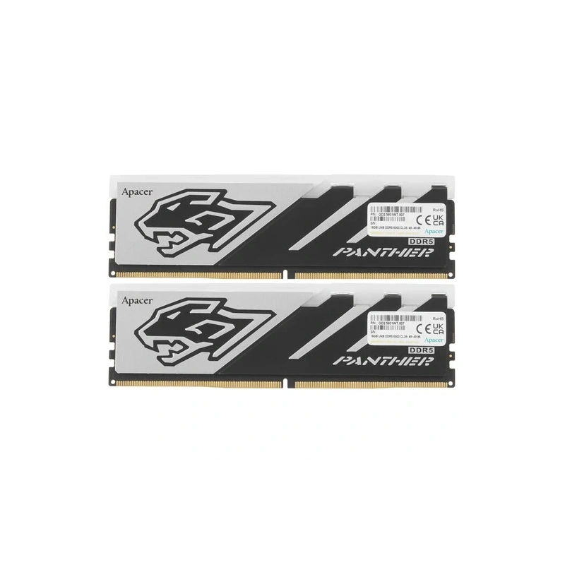 Оперативная память 32 Gb 6000 MHz Apacer Panther RGB OC Black/White (AH5U32G60C6229BAA-2)