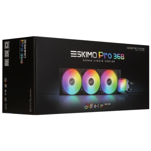 Система жидкостного охлаждения для процессора Geometric Future Eskimo Pro 360 ARGB Black (1C251B1361000)