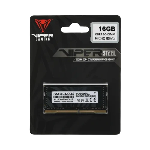 Оперативная память 16 Gb 3200 MHz PATRIOT VIPER STEEL (PVS416G320C8S)