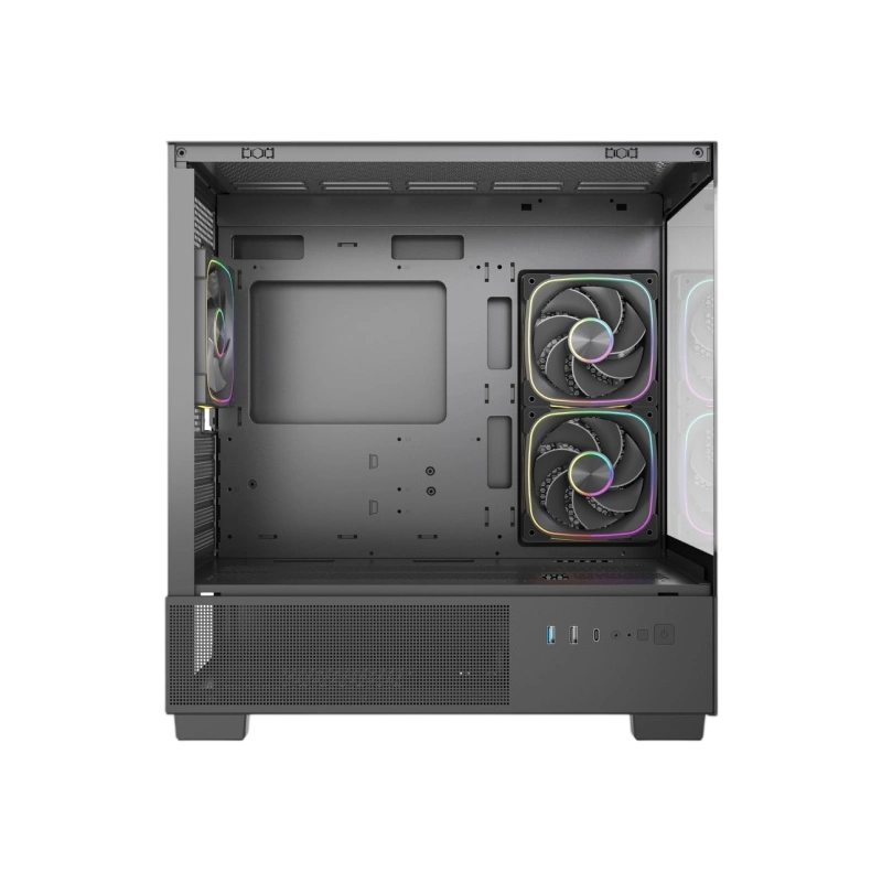 Компьютерный корпус Powercase Vision Micro S4B TG ARGB Black (VMMSHB-A3)