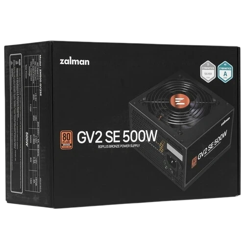 Блок питания Zalman 500W (ZM500-GV2SE) документация, комплект крепежа