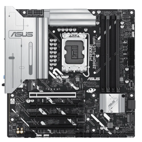 Материнская плата ASUS PRIME Z890M-PLUS WIFI (90MB1J80-M0EAY0) 2 x кабель SATA, антенна Wi-Fi, документация, крепеж для разъема M.2