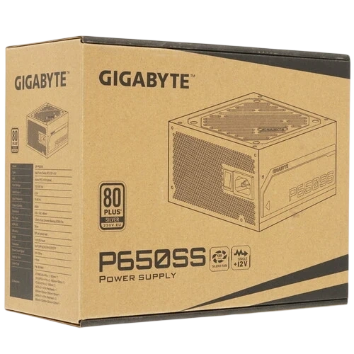 Блок питания Gigabyte 650W P650SS (GP-P650SS) документация