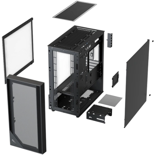 Компьютерный корпус XASTRA A401M 4ARGB-V2 TG Black (A401M-V2-4FC12A)