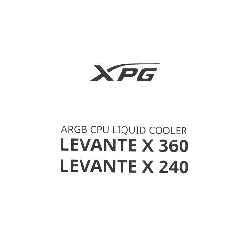 Система жидкостного охлаждения для процессора ADATA XPG Levante X 240 RGB Black LEVANTEX240-BKCWW