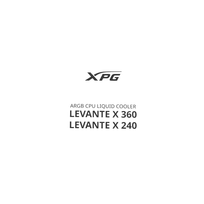 Система жидкостного охлаждения для процессора ADATA XPG Levante X 240 RGB Black LEVANTEX240-BKCWW