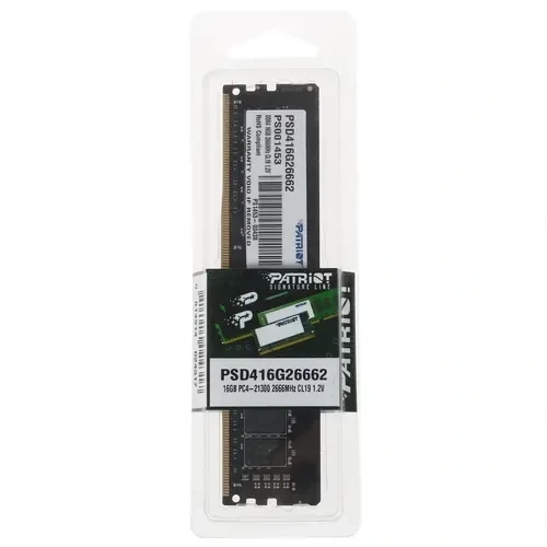 Оперативная память 16 Gb 2666 MHz PATRIOT SL (PSD416G26662)