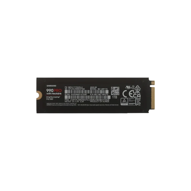 Твердотельный накопитель Samsung 1000 Gb 990 PRO (MZ-V9P1T0CW) BOX