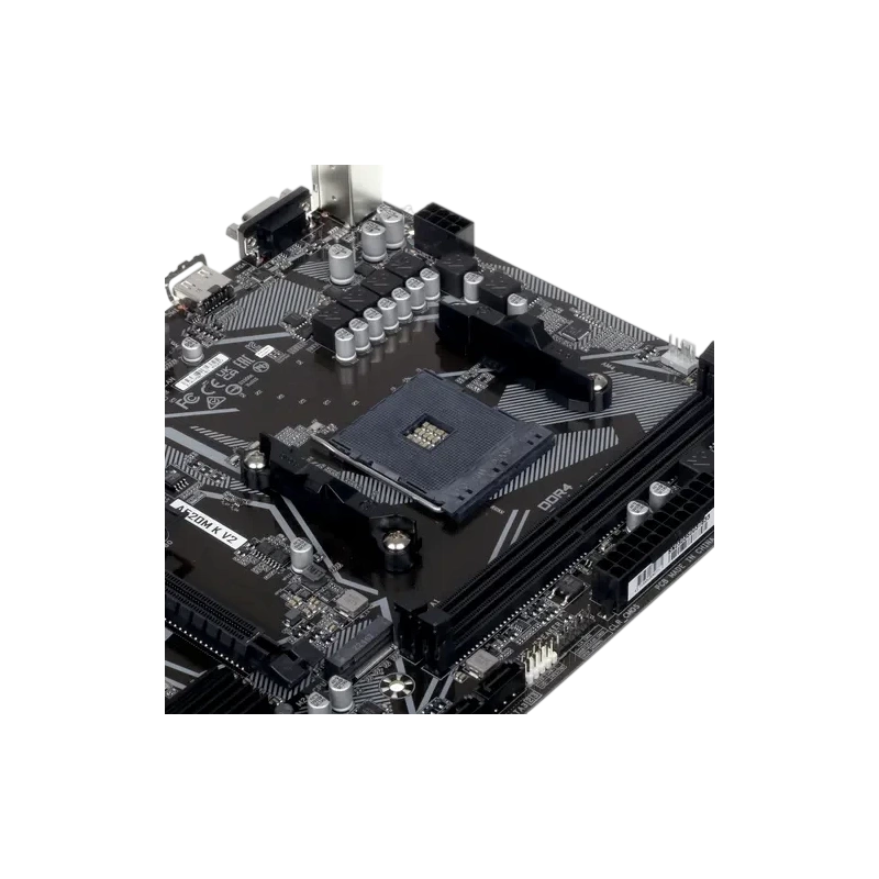 Материнская плата Gigabyte A520M K V2 документация, задняя планка, кабель SATA