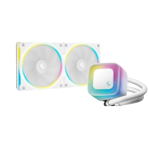 Система жидкостного охлаждения для процессора Deepcool LE240 PRO WH ARGB White