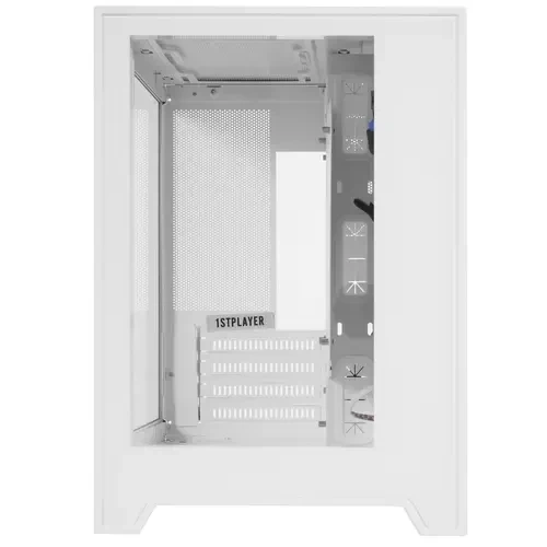 Компьютерный корпус 1STPLAYER STEAM PUNK SP6 TG White (SP6-G-WH)