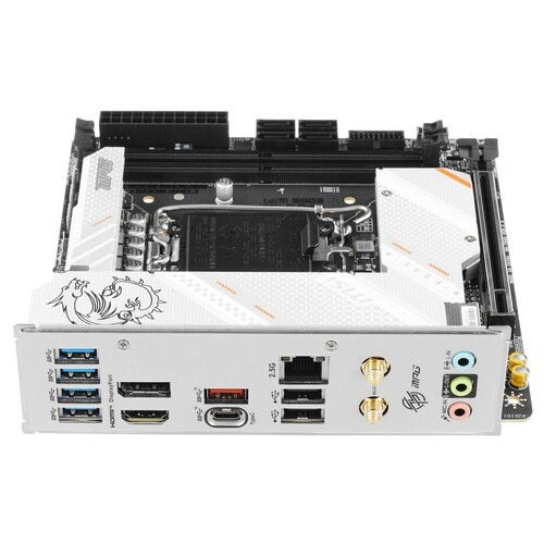 Материнская плата MSI MPG B760I EDGE WIFI антенна Wi-Fi, документация, кабель SATA, комплект наклеек, крепеж для разъема M.2, удлинитель для RGB