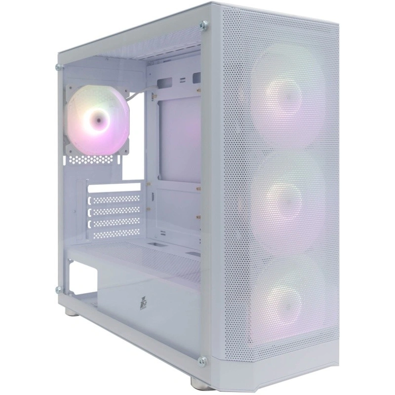 Компьютерный корпус 1STPLAYER FD5-M ARGB White ARGB (FD5-M-WH-4F2-W(AP))