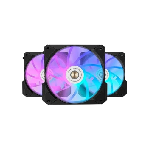 Вентилятор для корпуса ALSEYE Cooling Fan i12B-K3 Black PWM