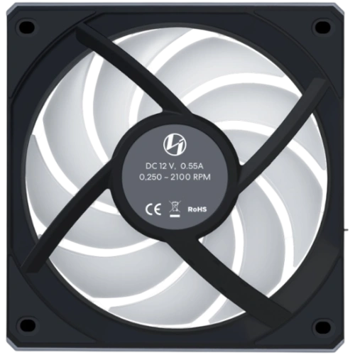 Вентилятор для корпуса Lian Li UNI FAN CL WIRELESS 120 Reverse Blade 12RCL1W1B ARGB Black (G99.12RCL1W1B.R0)