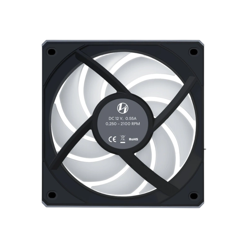 Вентилятор для корпуса Lian Li UNI FAN CL WIRELESS 120 Reverse Blade 12RCL1W1B ARGB Black (G99.12RCL1W1B.R0)