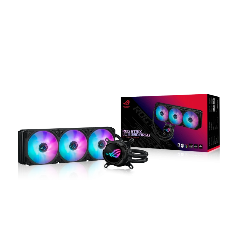 Система жидкостного охлаждения для процессора ASUS ROG STRIX LC III 360 ARGB (90RC00T1-M0UAY0)
