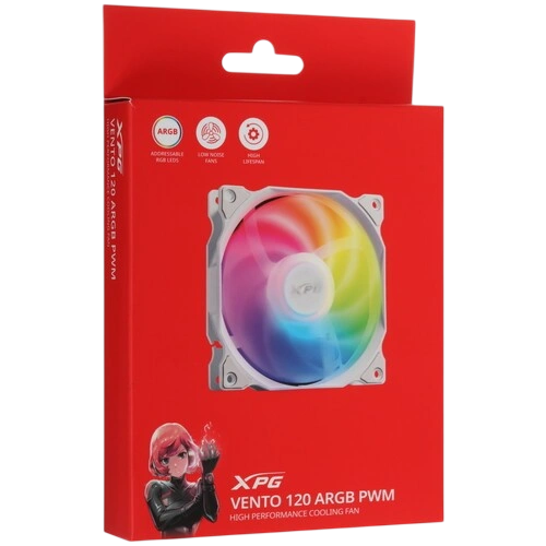 Вентилятор для корпуса ADATA XPG VENTO120ARGBPWM-WHCWW