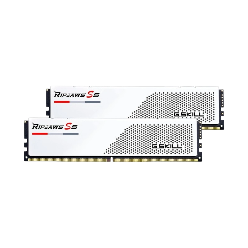 Оперативная память 64 Gb 6000 MHz G.Skill RIPJAWS S5 White (F5-6000J3040G32GX2-RS5W)
