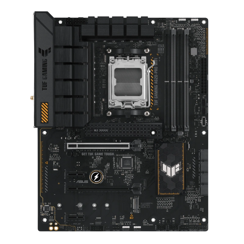 Материнская плата ASUS TUF GAMING A620-PRO WIFI (90MB1FR0-M0EAY0) x кабель SATA, антенна Wi-Fi, документация