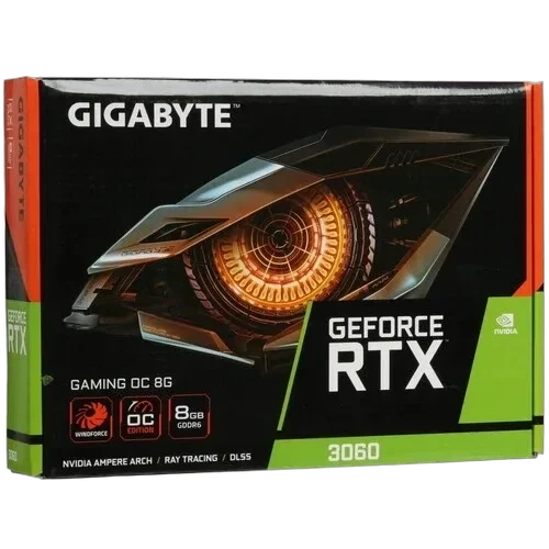 Видеокарта Gigabyte (GV-N3060GAMING OC-8GD 2.0) GeForce RTX 3060 8GB GAMING 8GD OC 2.0