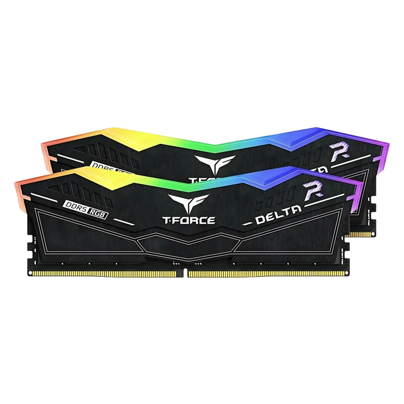 Оперативная память 64 Gb 6400 MHz Team Group T-FORCE DELTA RGB Black (FF3D564G6400HC30CDC01)