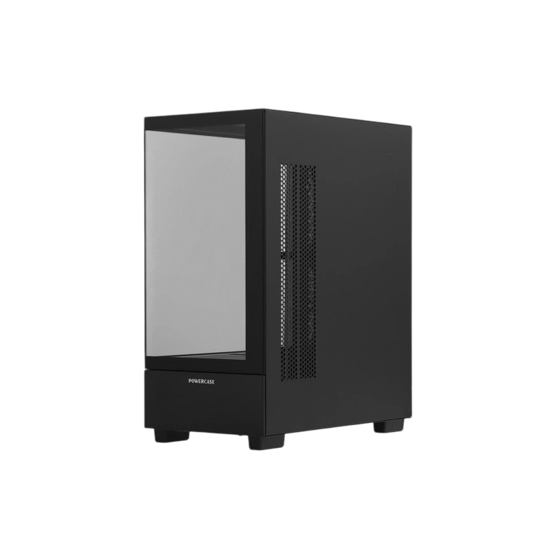 Компьютерный корпус Powercase VISION Micro M TG Black (CVMMB-L0)