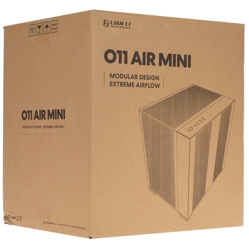 Компьютерный корпус Lian Li O11 Air Mini TG Black (G99.O11AMX.R0) документация, набор крепежа