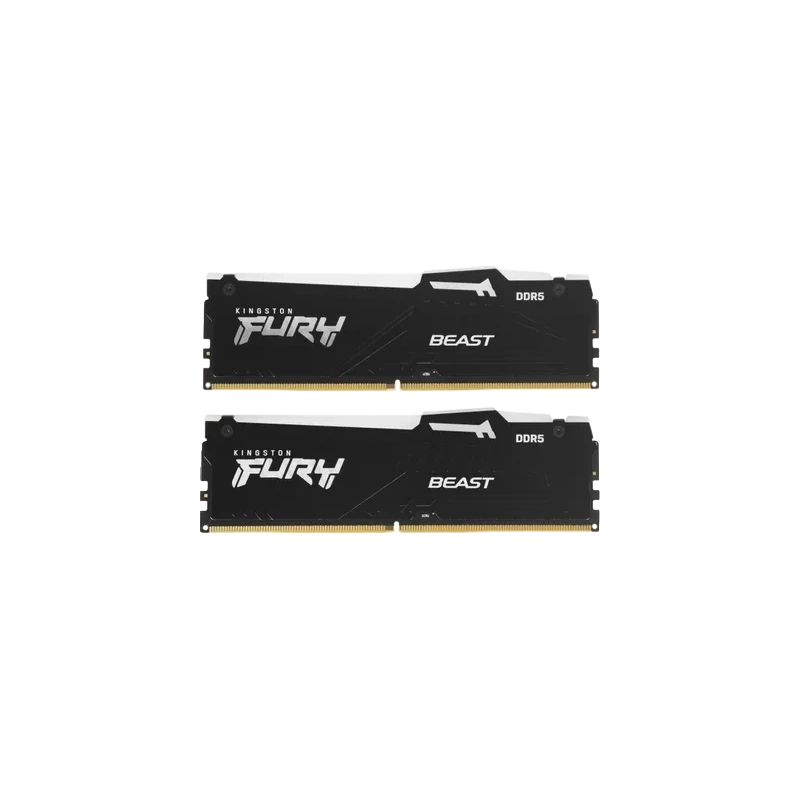 Оперативная память 32 Gb 6400 MHz Kingston FURY Beast RGB Black (KF564C32BBEAK2-32)
