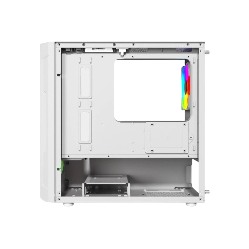 Компьютерный корпус Powercase Mistral Micro D3W TG ARGB PWM White (CMMDW-A3)