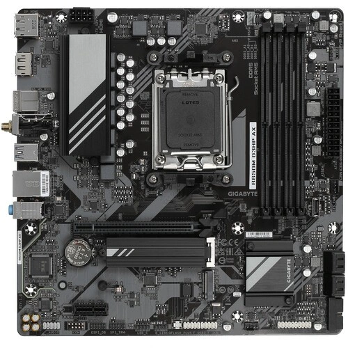 Материнская плата Gigabyte B650M D3HP AX антенна Wi-Fi, документация, задняя планка, кабель SATA