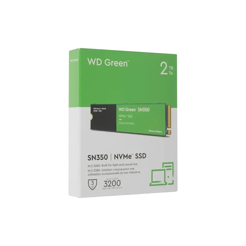 Твердотельный накопитель Western Digital 2000 Gb Green (WDS200T3G0C) BOX