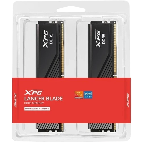 Оперативная память 64 Gb 5600 MHz ADATA XPG LANCER Blade Black (AX5U5600C4632G-DTLABBK)