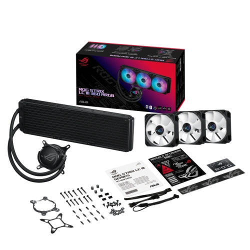 Система жидкостного охлаждения для процессора ASUS ROG STRIX LC III 360 ARGB (90RC00T1-M0UAY0)