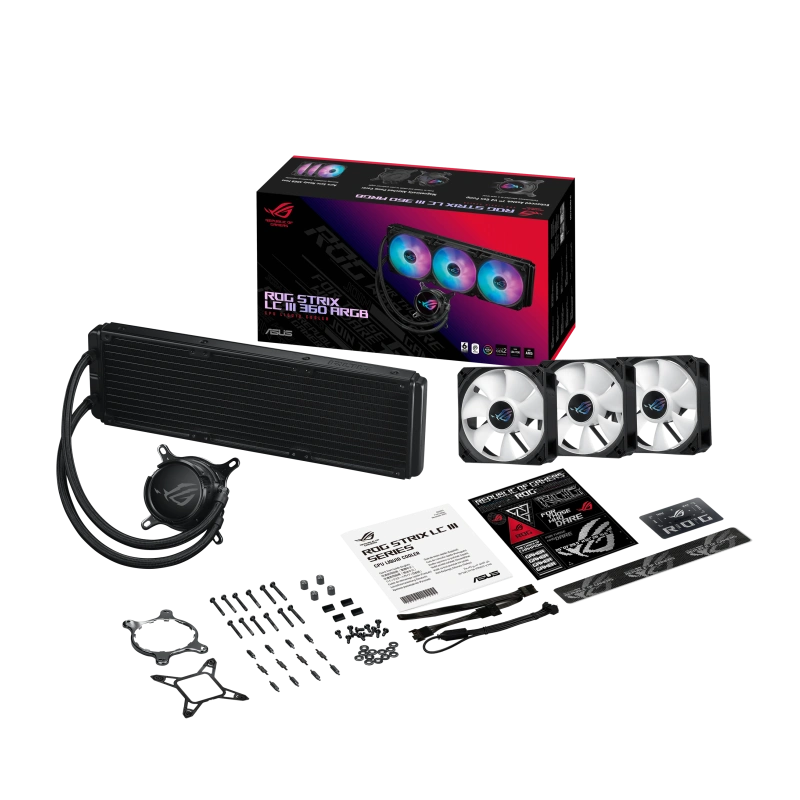 Система жидкостного охлаждения для процессора ASUS ROG STRIX LC III 360 ARGB (90RC00T1-M0UAY0)