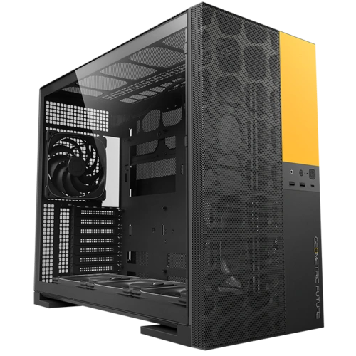 Компьютерный корпус Geometric Future Model 5 ARGB Vent Black Yellow with fans (1AM5VTBY01100) документация, набор крепежа