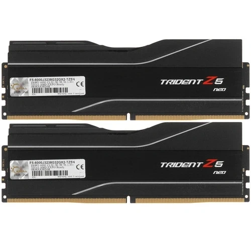 Оперативная память 64 Gb 6000 MHz G.Skill TRIDENT Z NEO (F5-6000J3238G32GX2-TZ5N)