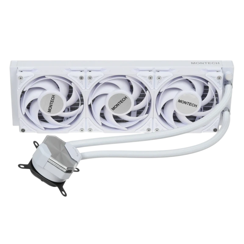 Система жидкостного охлаждения для процессора Montech HYPERFLOW SILENT 360 (W) White