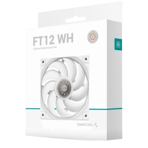 Вентилятор для корпуса Deepcool FT12 WH LED White