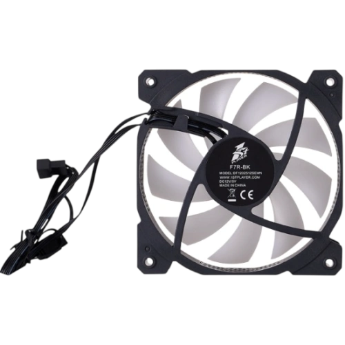 Вентилятор для корпуса 1STPLAYER F7R Reverse ARGB Black (F7R-BK)